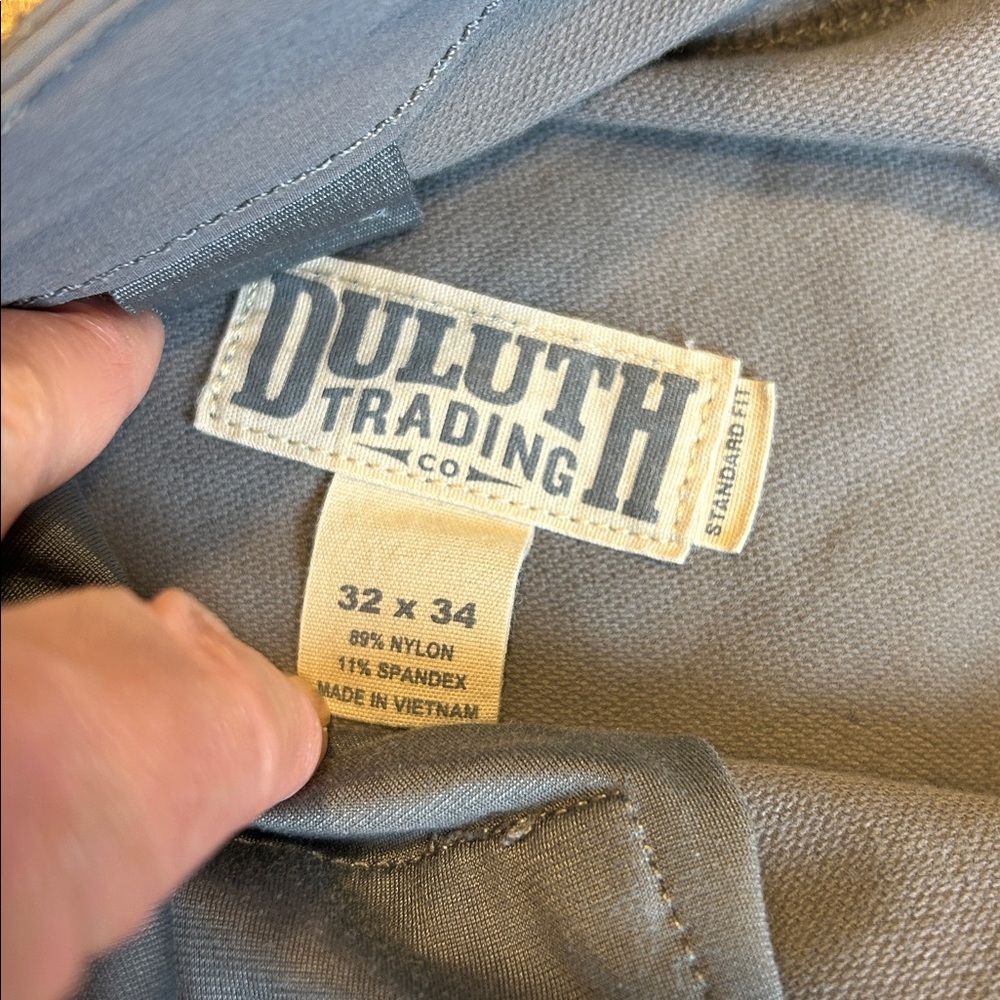 Duluth Trading Flexpedition Cargo Pants Standard Fit # 84319 Mercury 32x34 - Picture 6 of 9